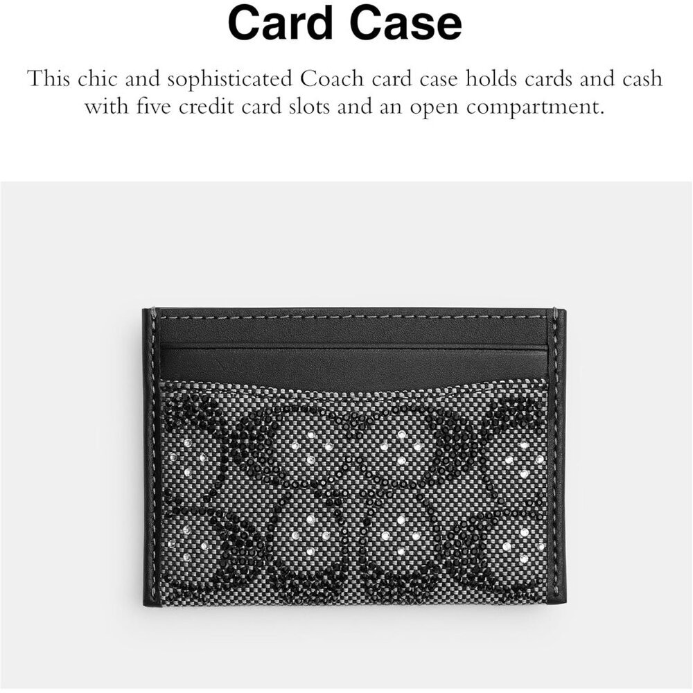 Crystal Signature Jacquard Essential Card Case - Picture 2 of 5